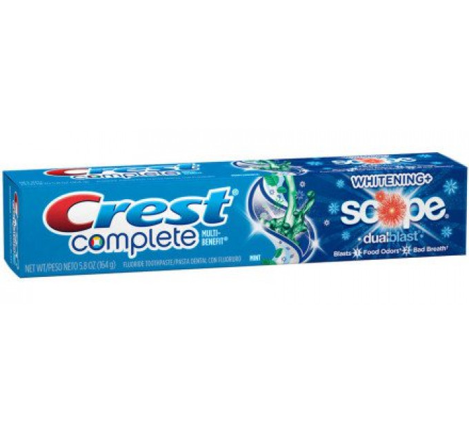 Crest Complete Multi-Benefit Whitening Scope Dualblast зубная паста